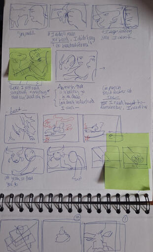 Audition animatic stuff